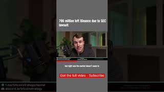 700 million left Binance due to SEC lawsuit