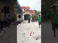 Perfect shooting pétanque