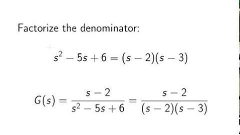 Inverse Laplace transforms (Calculus for Engineers - Example 4)