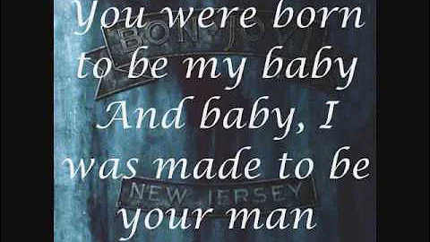 Bon Jovi-Born To Be My Baby (Lyrics)