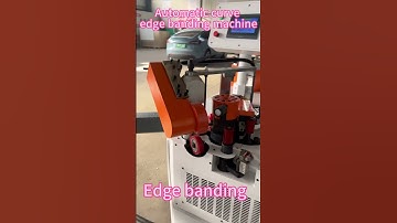 Automatic curve edge banding machine #machine #factory #woodworking
