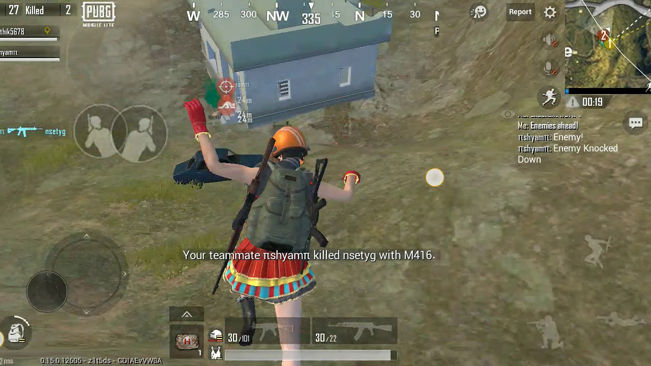 Pubg lite high mountain jump is no health is not gon