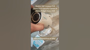 Reolink 5MP Outdoor POE Home CCTV Security Camera AI Alerts IR Night Vision 510A