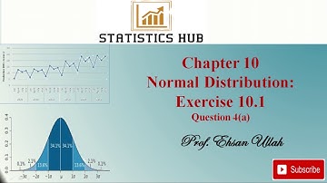 Normal Distribution | Interpolation Method | Chapter10 | Exercise 10.1 | Question 4 (a) | Lecture 4