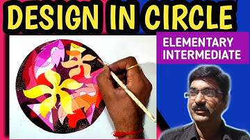 Design in circle for Elementary and Intermediate Grade Exam.