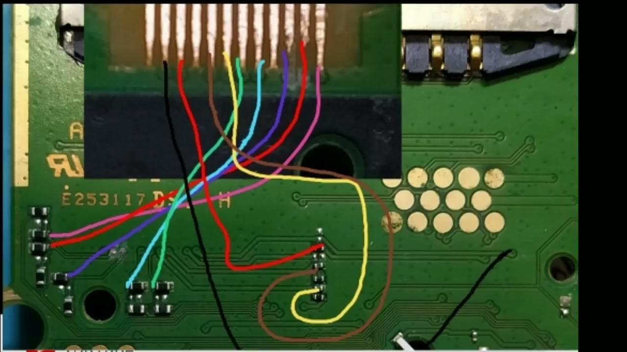 Nokia Ta-1010/Ta-1034 (105) lcd white problem lcd jumper - YouTube