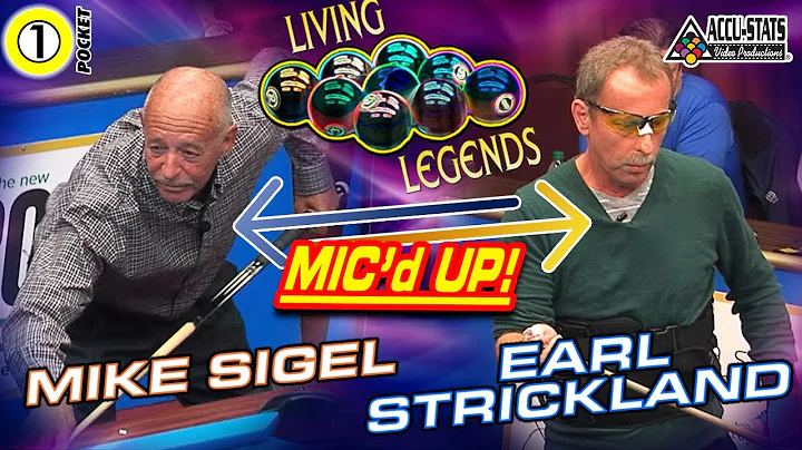 KILLER ONE POCKET: Mike SIGEL vs Earl STRICKLAND - 2017 LIVING LEGENDS EVENT