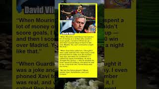 The Night David Villa Silenced Mourinho. #football #mourinho #davidvilla #elclasico #shorts