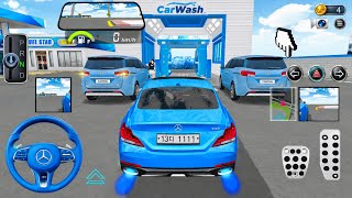 New Blue 💙 Mercedes G63 & Kia Carnival Epic Car Wash & Parking Challenge 🚗🔥 | 3D Driving Class 2026 screenshot 3