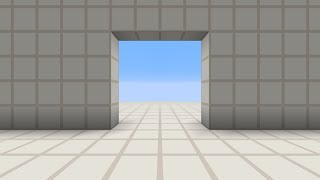 Minecraft First 1 wide 4X4 Hipster Door [Showcase]