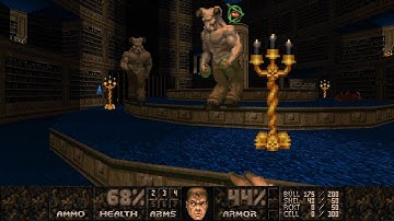 Doom 2 - The 1x1 Community Project (Map 2: Desolate Library): UV-Max (Map Author: Soul_Runner)