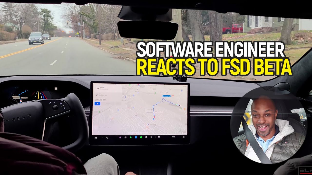 Tesla FSD Beta Reactions - The Software Engineer - YouTube
