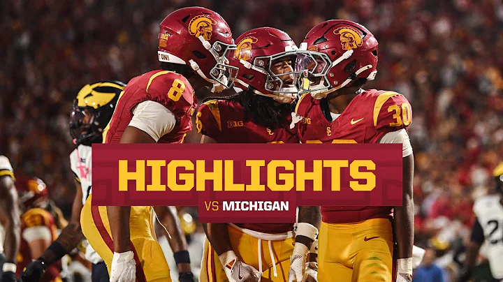 USC Football vs No. 15 Michigan Highlights | Trojans win 31-13