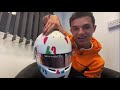 Lando Norris Helmet Reveal Silverstone