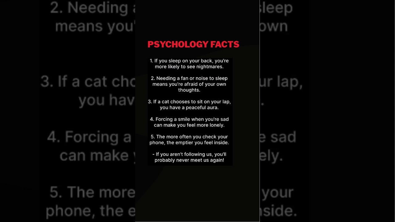 6 Psychology Facts That Feel Uncomfortably True 
