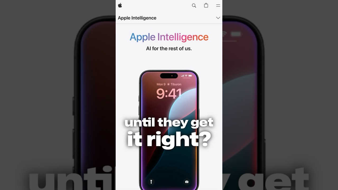 Where is Apple's Promised Next-Gen AI in iOS 18? #AppleIntelligence #iOS18 #iOS19 #Siri #AirPower