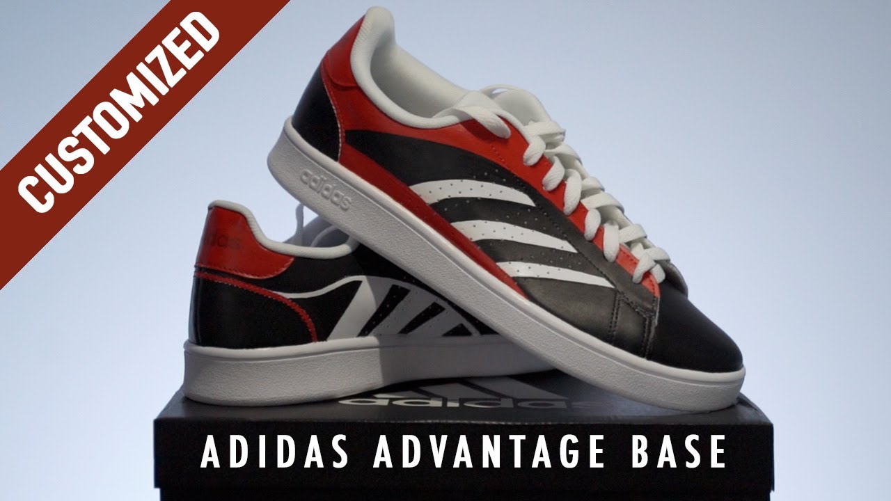 Customizing my ADIDAS shoes YouTube