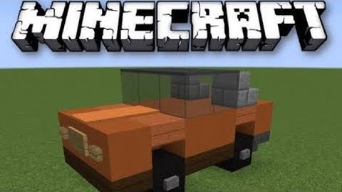 Minecraft Car Tutorial|| How to build a car in Minecraft #tutorial #minecraft