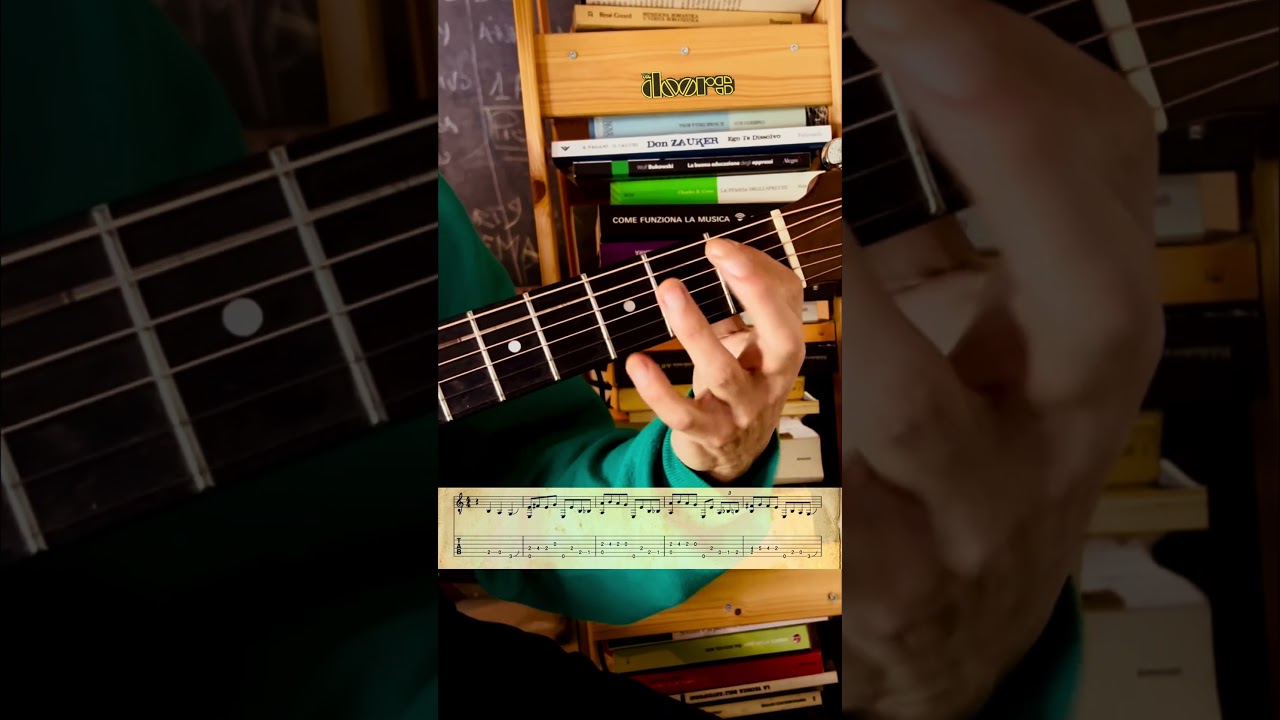 People Are Strange - The Doors (Fingerstyle w TAB) #fingerstyle
