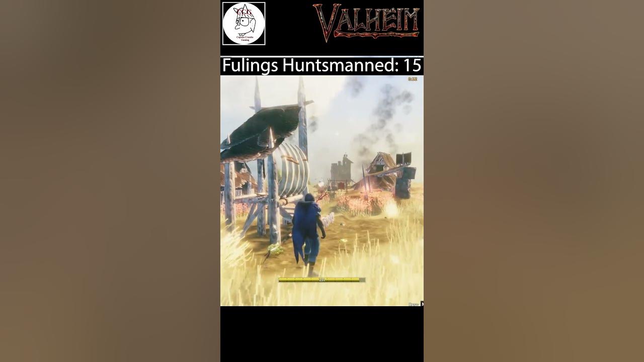 Valheim Huntsman bow and flint arrows versus 30 Fulings YouTube