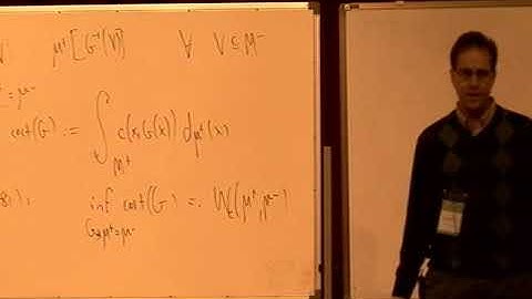Robert McCann (University of Toronto) / An introduction to optimal transportation