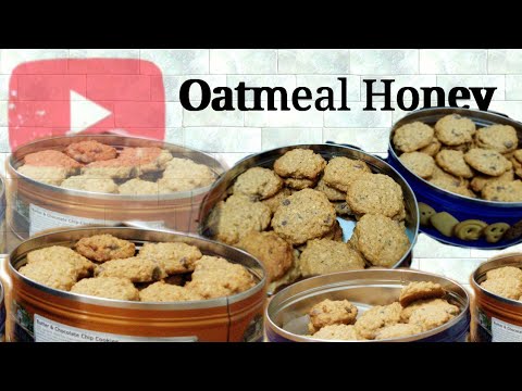 Video: Resipi Cookie Oatmeal Tanpa Lemak: Dengan Madu, Kacang, Buah Kering, Dan Lain-lain, Gambar Langkah Demi Langkah