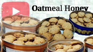 Resep Kue kering Oat Madu. Oatmeal Honey Cookies. screenshot 3