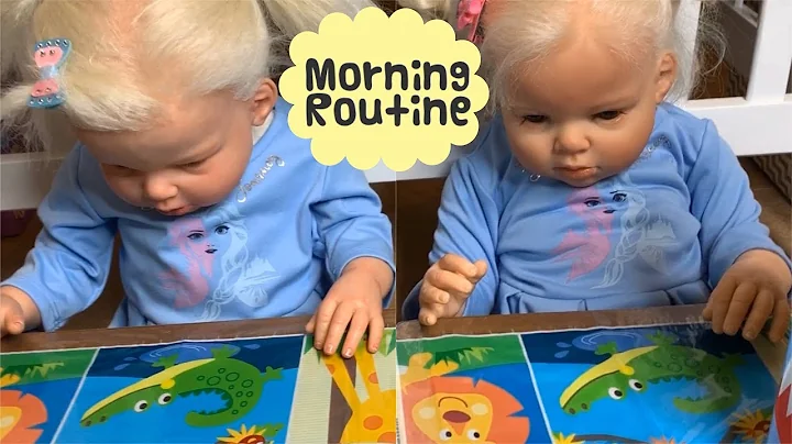 Reborn role play Ellie and Every morning routine d...