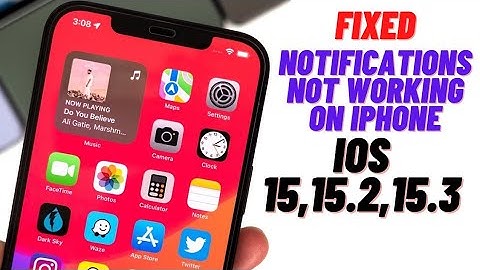 How Fix iPhone Apps Notifications Not Working ( iOS 15
