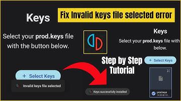 How To Solve/Fix Invalid Keys File Selected Error on Yuzu Emulator (Android)