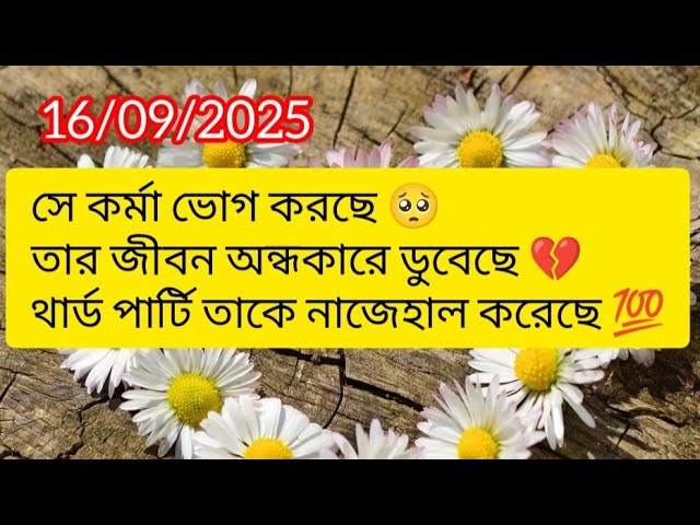 সে হতাশায় ভুগছেcurrent feelings energy nocontact reunion soulmate twinflame karmic #twinflame#tarot
