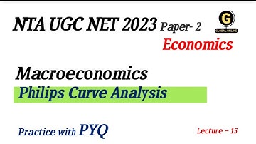 PYQs Practice on Philips Curve | Macroeconomics | NTA UGC NET Paper 2 Economics