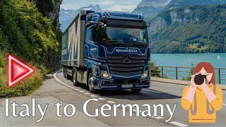 Italy To Germany // Loading //Unloading // Truck Life // Europe // Truck Driver // Dubai to Europe