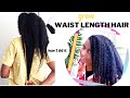 How I grew my natural hair 4c hair to waist length after being stuck for many years!