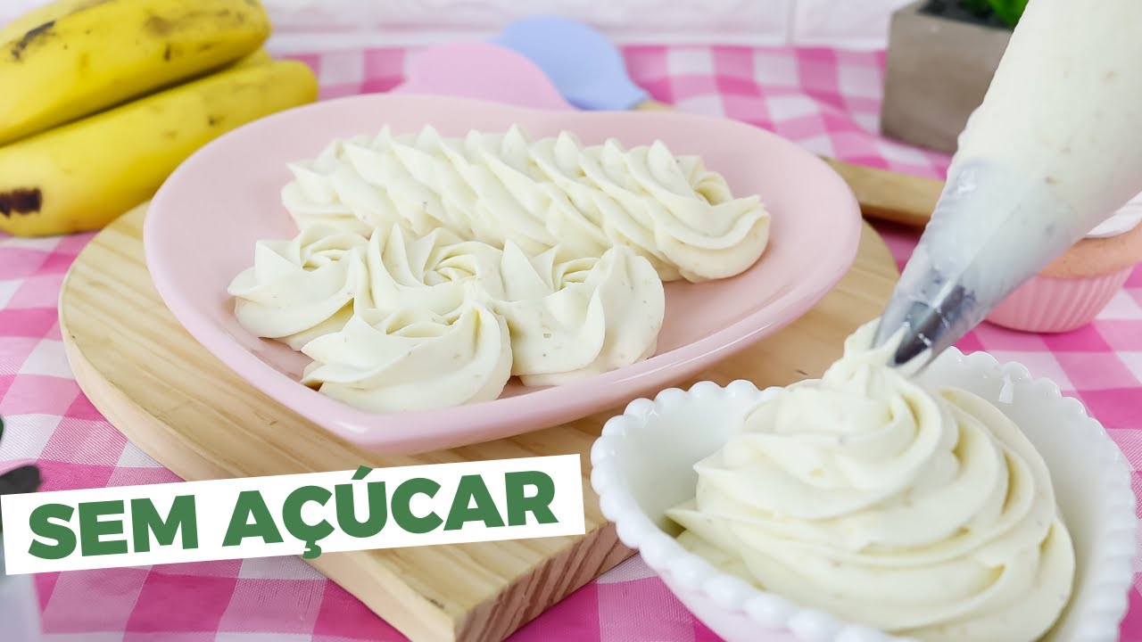 [SEM AÇÚCAR] SERVE COMO RECHEIO PARA BOLOS, COBERTURA, SOBREMESAS, ESSE CREME VAI TE SURPREENDER