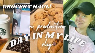 GROCERY HAUL! a productive day in my life vlog