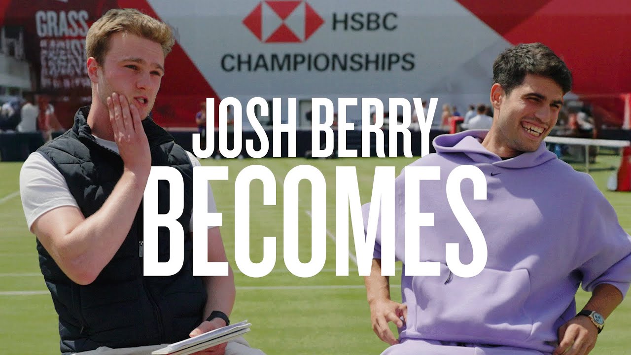 🎾 Josh Berry Becomes Tennis Legends to Interview Raducanu, Alcaraz, Draper & More! 😂