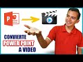 Convertir POWERPOINT a VIDEO ✅📽️ La mejor forma - sin Programas ¡¡Funciona!!