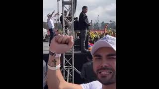 Estamos con el tigre 🐅 Abelardo De La Espriella en Cundinamarca, lleno total.