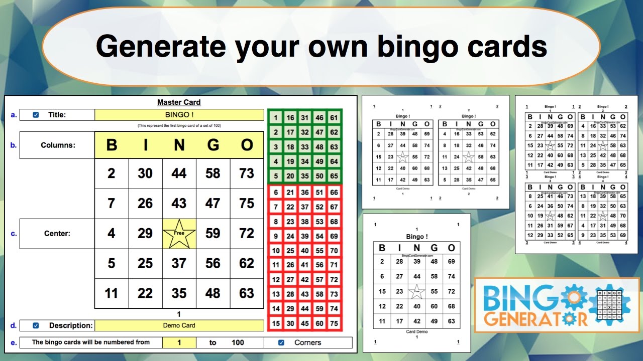 Bingo Chart Maker