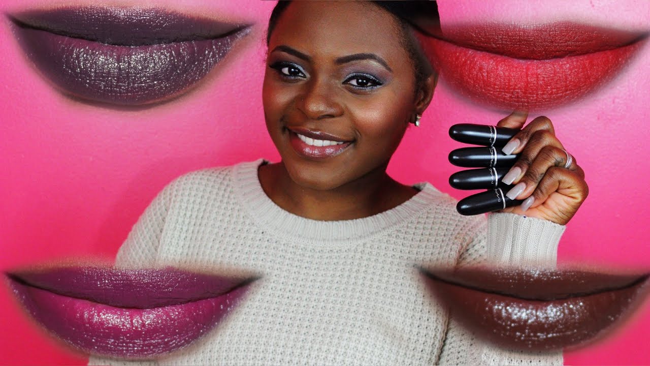 BEAUTY ♡ 4 MUST have MAC Lipsticks for Fall & Winter - YouTube