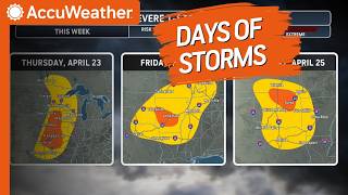 Daily Severe Storm Threat: Large Hail, Damaging Winds, Possible Tornadoes
