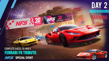Ferrari F8 Tributo ( 30th Anniversary ) Day 2 Farming | Need For Speed: No Limits