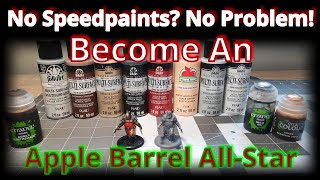 No Slapchop? No Contrast paints? NO PROBLEM! We're going to use cheap craft paints!