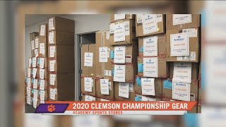 Clemson merchandise arrives at stores ahead of National Championship
