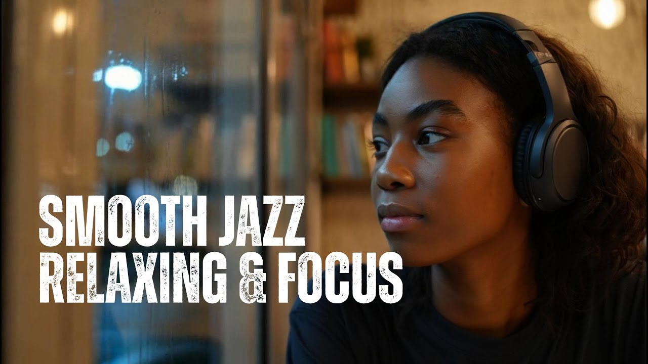 Relaxing Smooth Jazz Cafe Rain for Sleep, Study, and Meditation