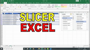 Cara Mudah Filter Data di Microsoft Excel Menggunakan Slicer | Belajar Excel Pemula