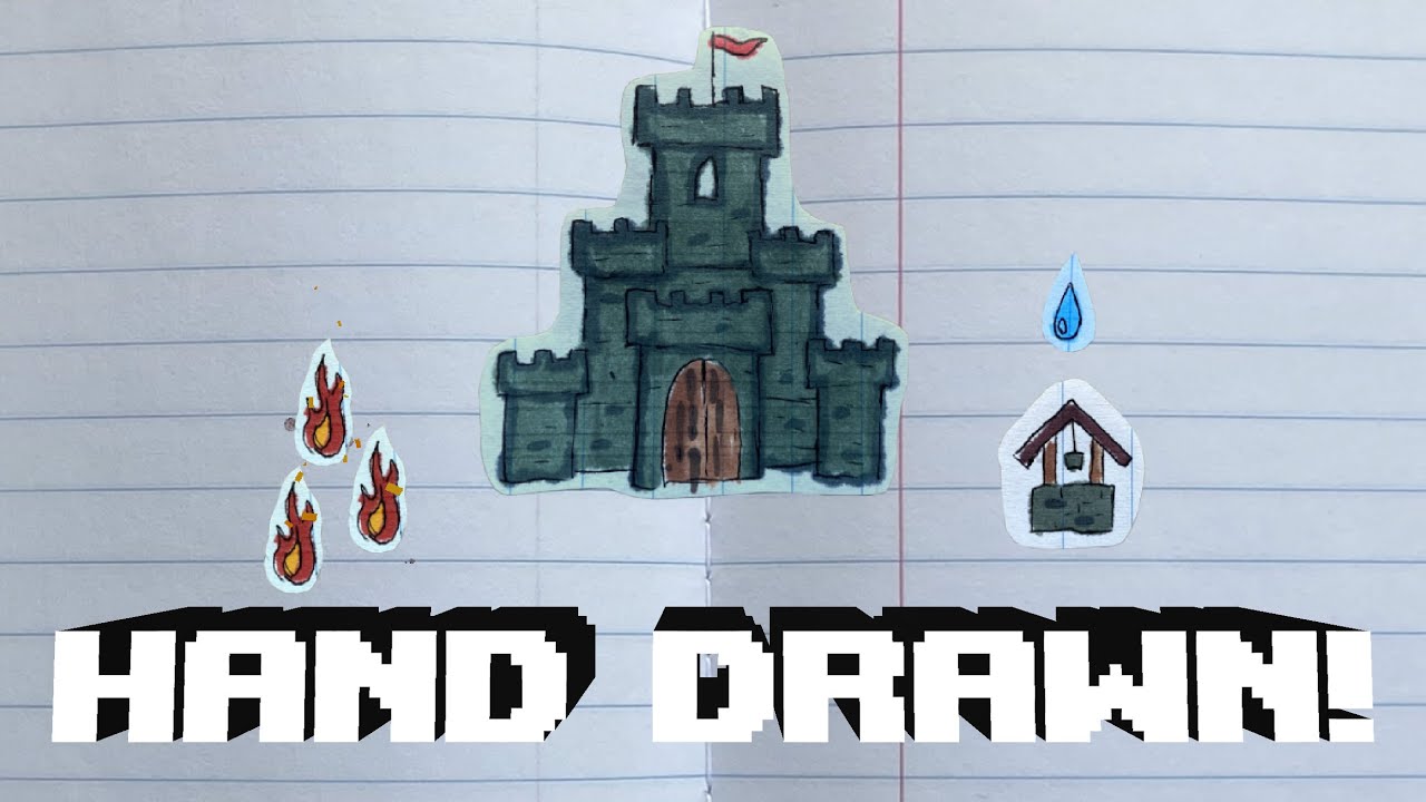 Coloring my HAND DRAWN GAME! - Part 2 - YouTube