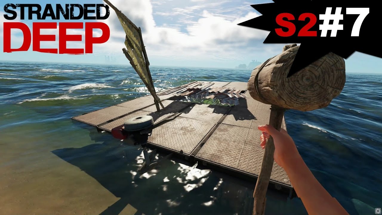 Stranded Deep CZ Transport boat & suicide Český Gameplay CZ