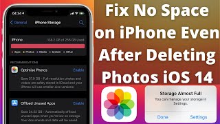 How to Fix No Space on iPhone Even After Deleting Photos and Videos iOS 14